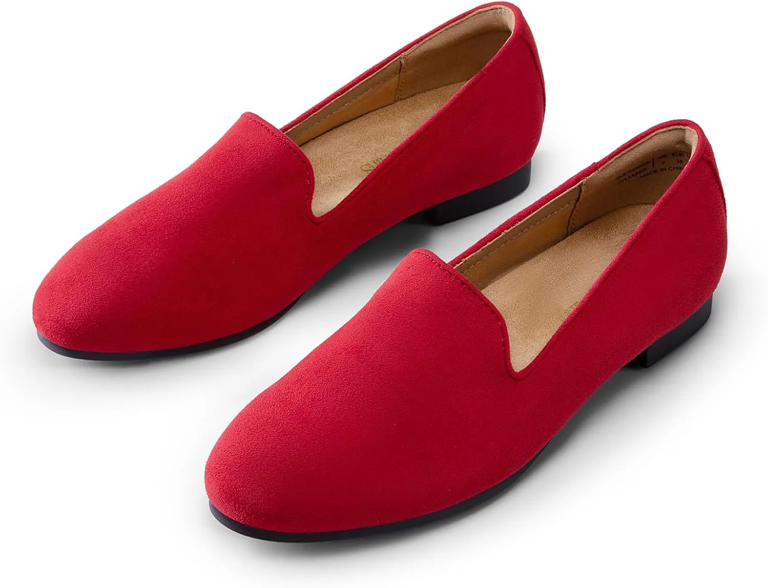 DREAM PAIRS Round Toe Flats for Women Dressy Comfortable, Slip-On Dress Business Casual Office Work Shoes for Women