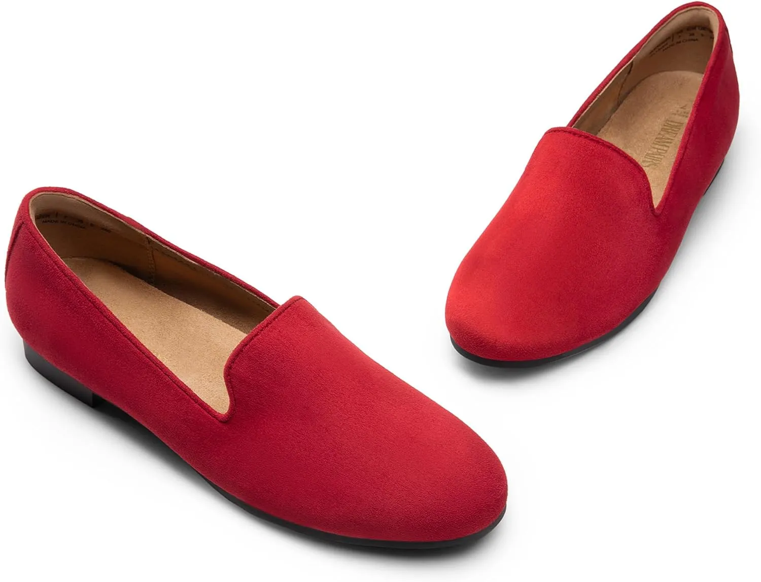 DREAM PAIRS Round Toe Flats for Women Dressy Comfortable, Slip-On Dress Business Casual Office Work Shoes for Women