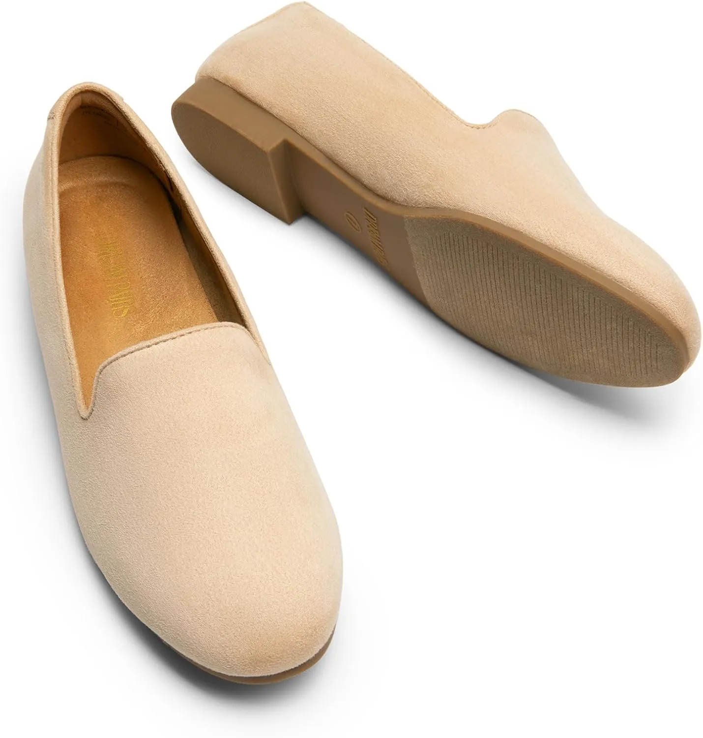 DREAM PAIRS Round Toe Flats for Women Dressy Comfortable, Slip-On Dress Business Casual Office Work Shoes for Women