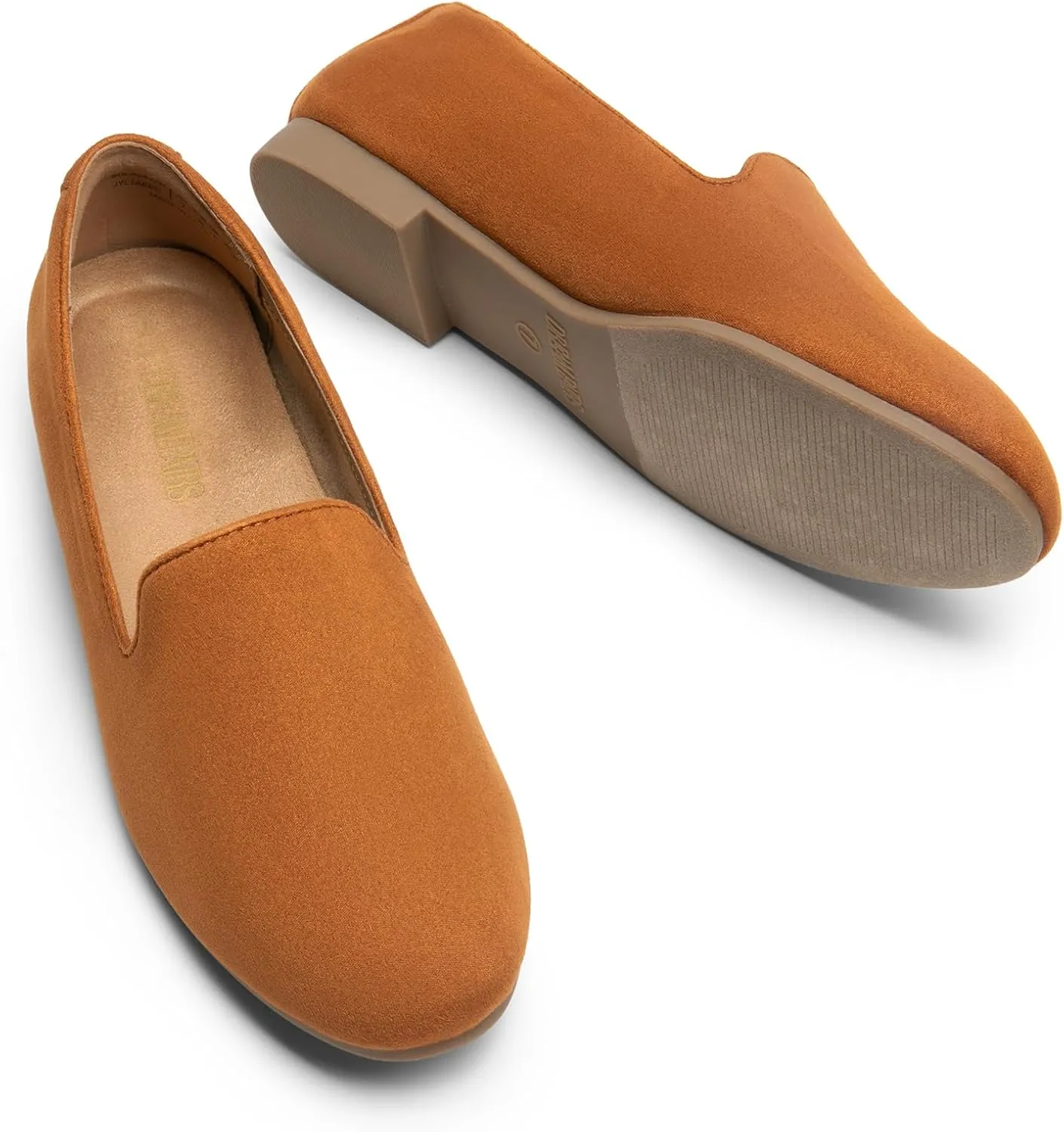 DREAM PAIRS Round Toe Flats for Women Dressy Comfortable, Slip-On Dress Business Casual Office Work Shoes for Women