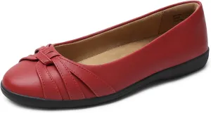 DREAM PAIRS Women’s Ballet Flats, Comfortable Round Toe Slip on Dressy Work Office Shoes with Arch Support