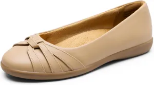 DREAM PAIRS Women’s Ballet Flats, Comfortable Round Toe Slip on Dressy Work Office Shoes with Arch Support