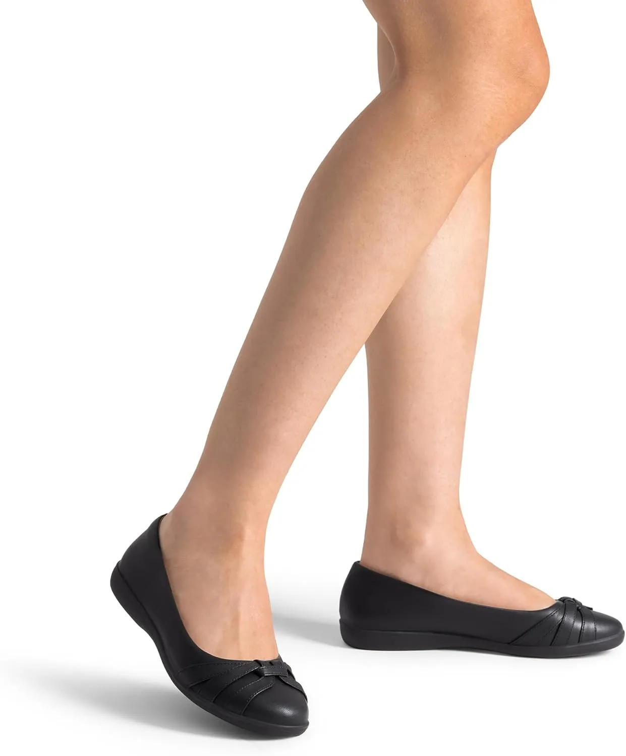 DREAM PAIRS Women’s Ballet Flats, Comfortable Round Toe Slip on Dressy Work Office Shoes with Arch Support