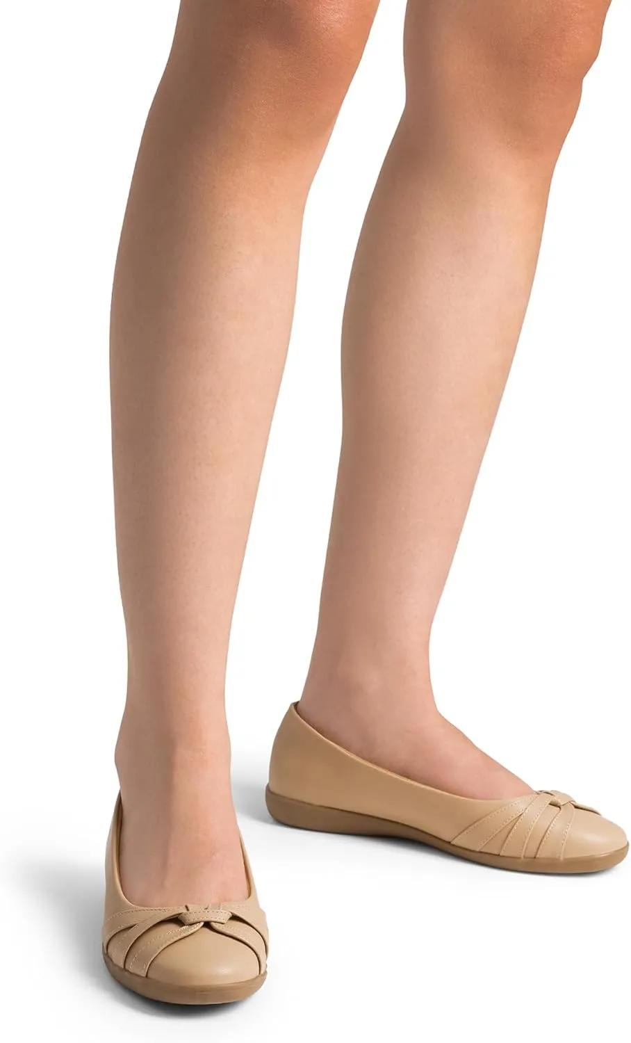 DREAM PAIRS Women’s Ballet Flats, Comfortable Round Toe Slip on Dressy Work Office Shoes with Arch Support