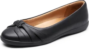 DREAM PAIRS Women’s Ballet Flats, Comfortable Round Toe Slip on Dressy Work Office Shoes with Arch Support