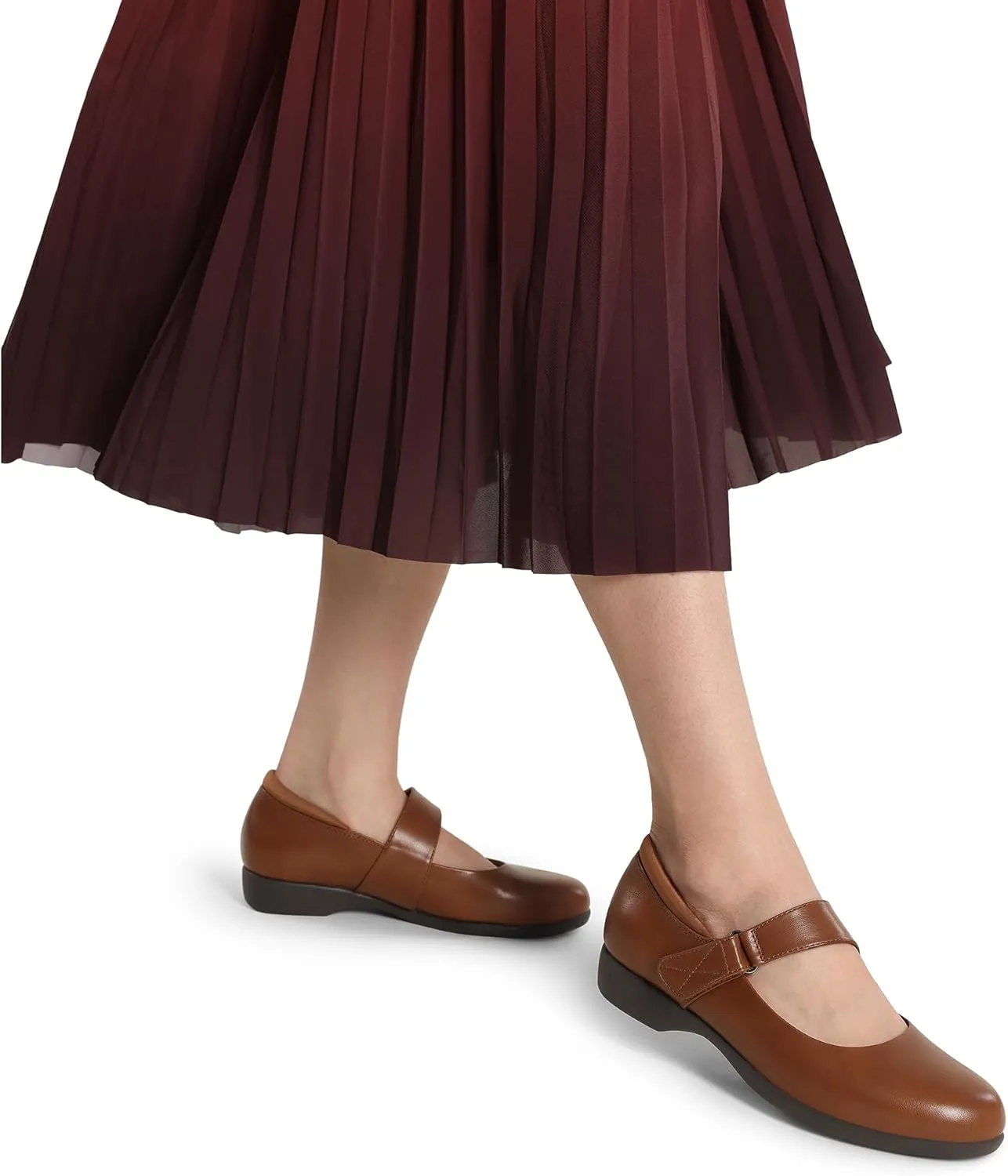 DREAM PAIRS Womens Ballet Mary Jane Flats, Comfortable Business Office Dress Shoes for Women Dressy and Work with Ankle Strap