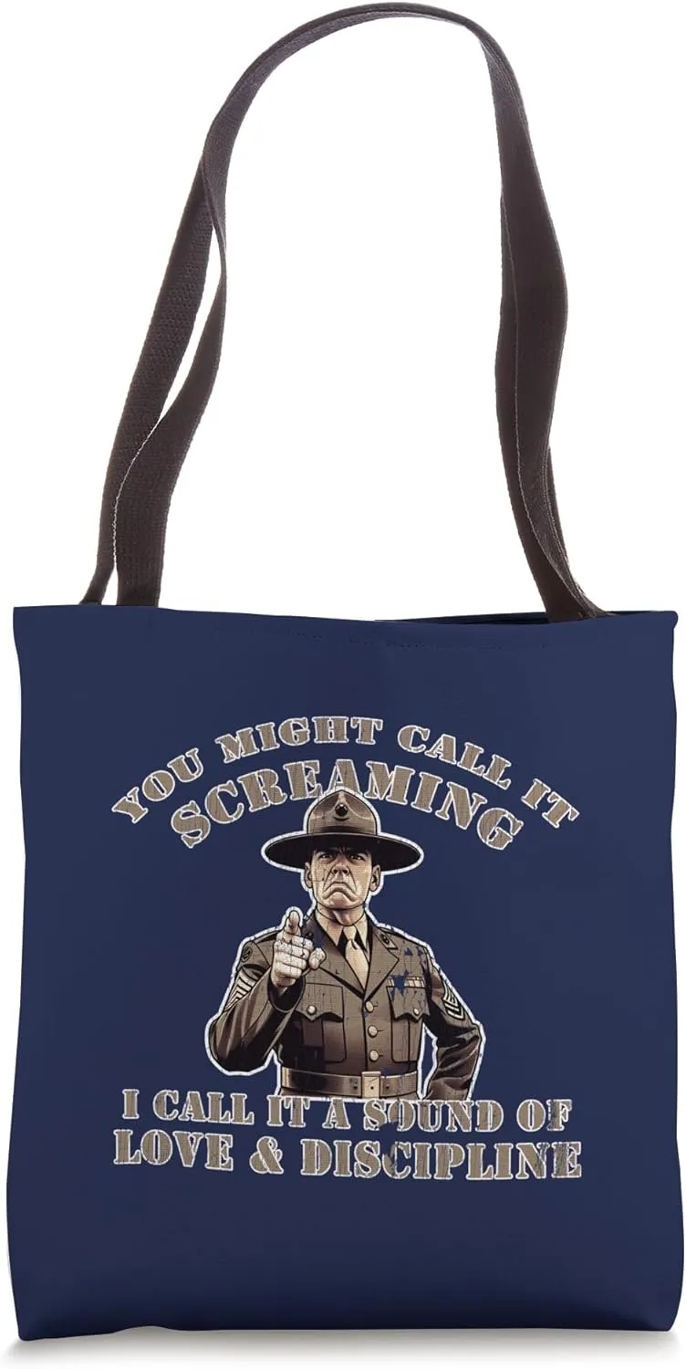 Drill Sergeant Military Drill Team Instructor Bootcamp Gifts Tote Bag