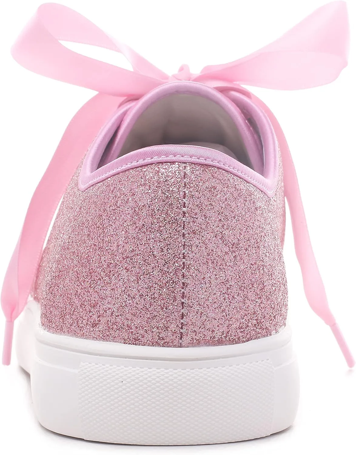 Elivandon 16052 Wedding Shoes Bling Bridal Sneakers Flats Bride Tennis Shoes Shiny Sequin Shoes Sparkly Sneakers