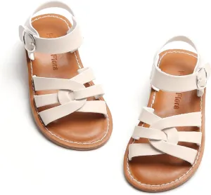 Felix & Flora Toddler Girl Sandals - Little Girl Easter Summer Dress Shoes Lightweight Open Toe Beach Holiday.
