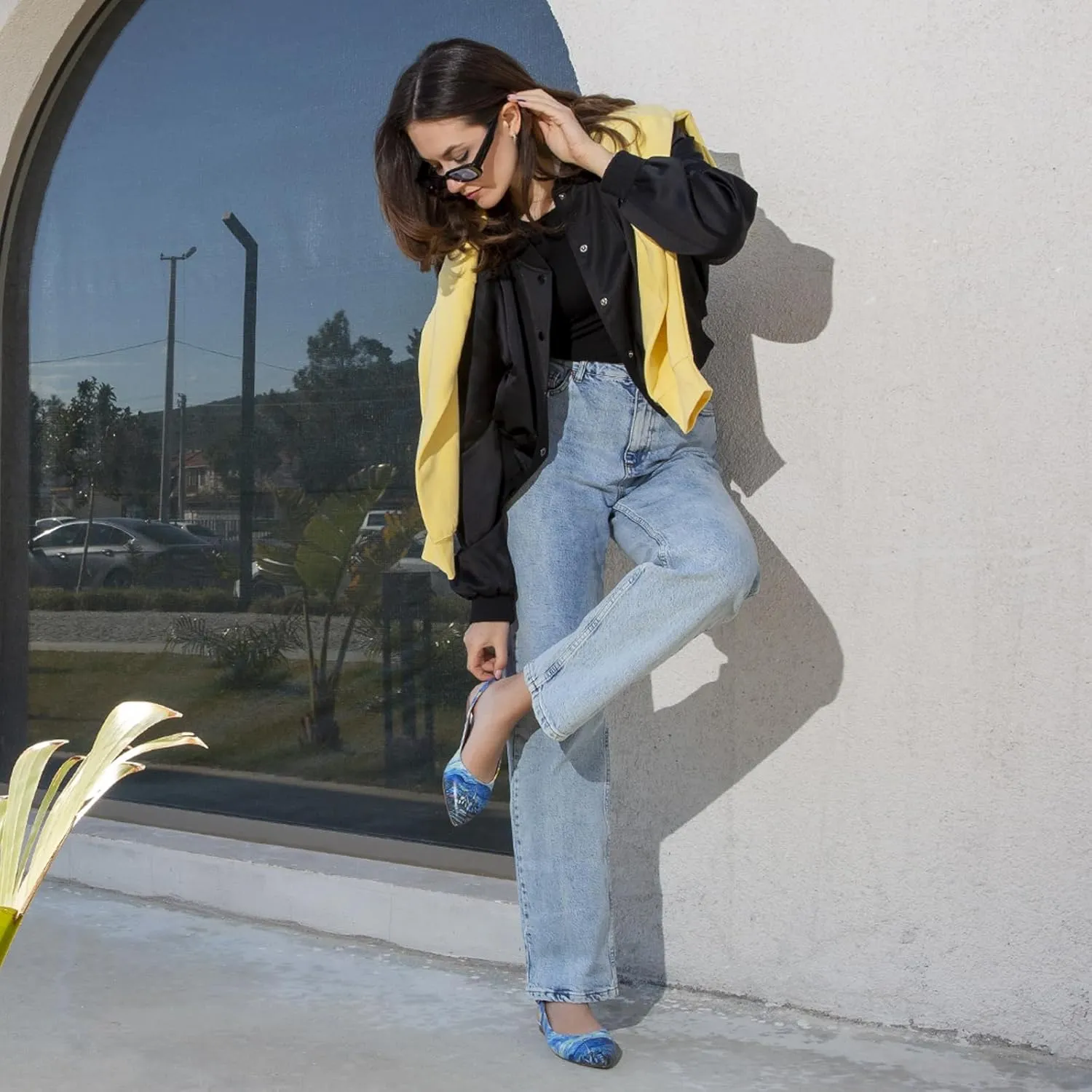 Flats for Women - Vegan Leather and Handmade Pointed Toe Flats for Women