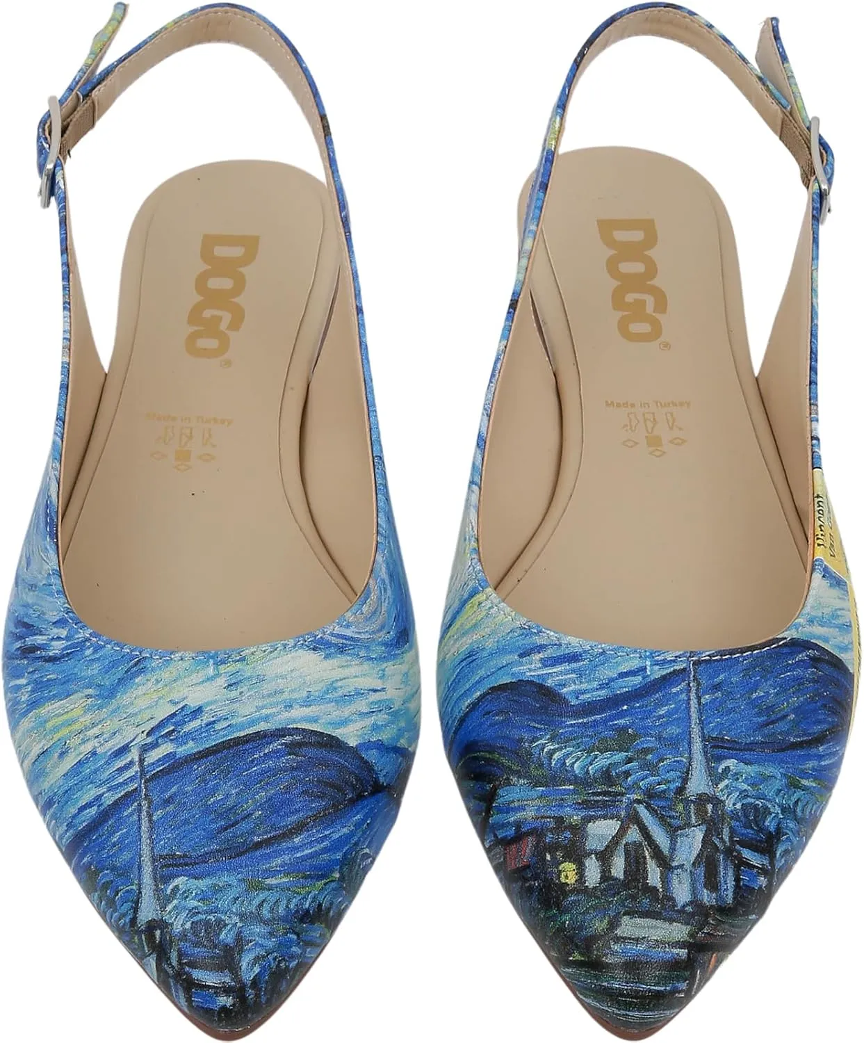 Flats for Women - Vegan Leather and Handmade Pointed Toe Flats for Women