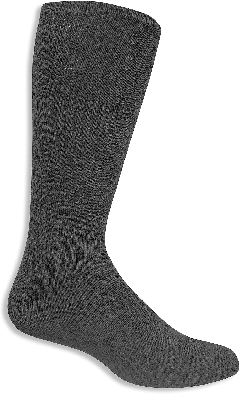 Fruit of the Loom Men's Cushioned Durable Cotton Work Gear Socks with Moisture Wicking
