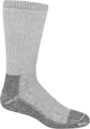 Fruit of the Loom Men's Work Gear Crew Socks with Arch Support | Breathable & Lightweight | 2 Pack Socks