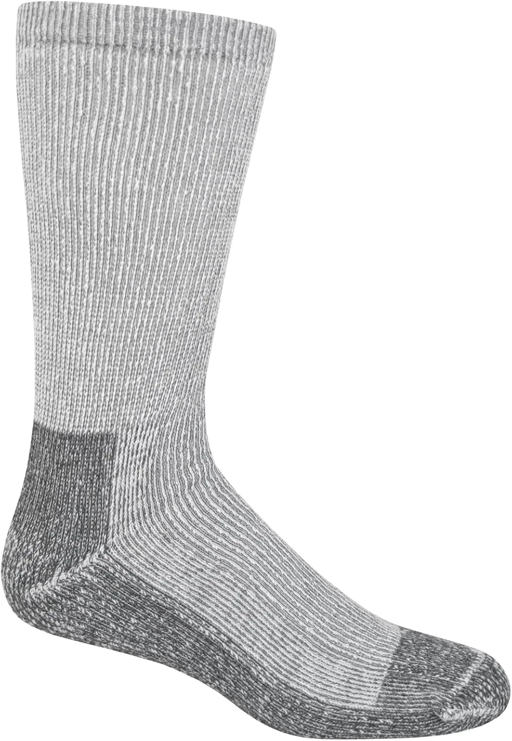 Fruit of the Loom Men's Work Gear Crew Socks with Arch Support | Breathable & Lightweight | 2 Pack Socks