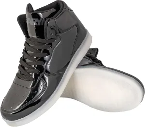 Gary Majdell Sport Men's Shiny Multiple Colors Liquid Metallic High Top Lace-Up Casual Sneakers