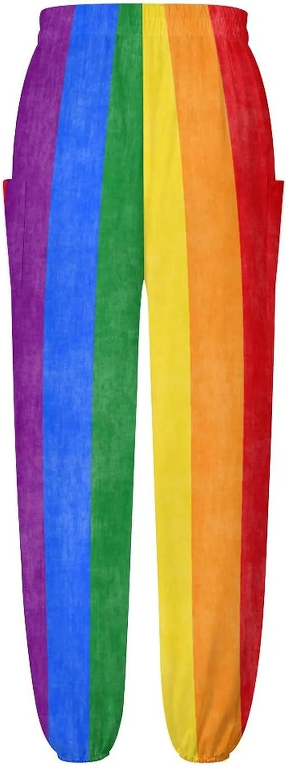 Gay Pride Flag Yoga Bloomers Women Hippie Harem Pants Elephant Pants Elastic Gym Yoga Trousers Casual Loose Sweatpant