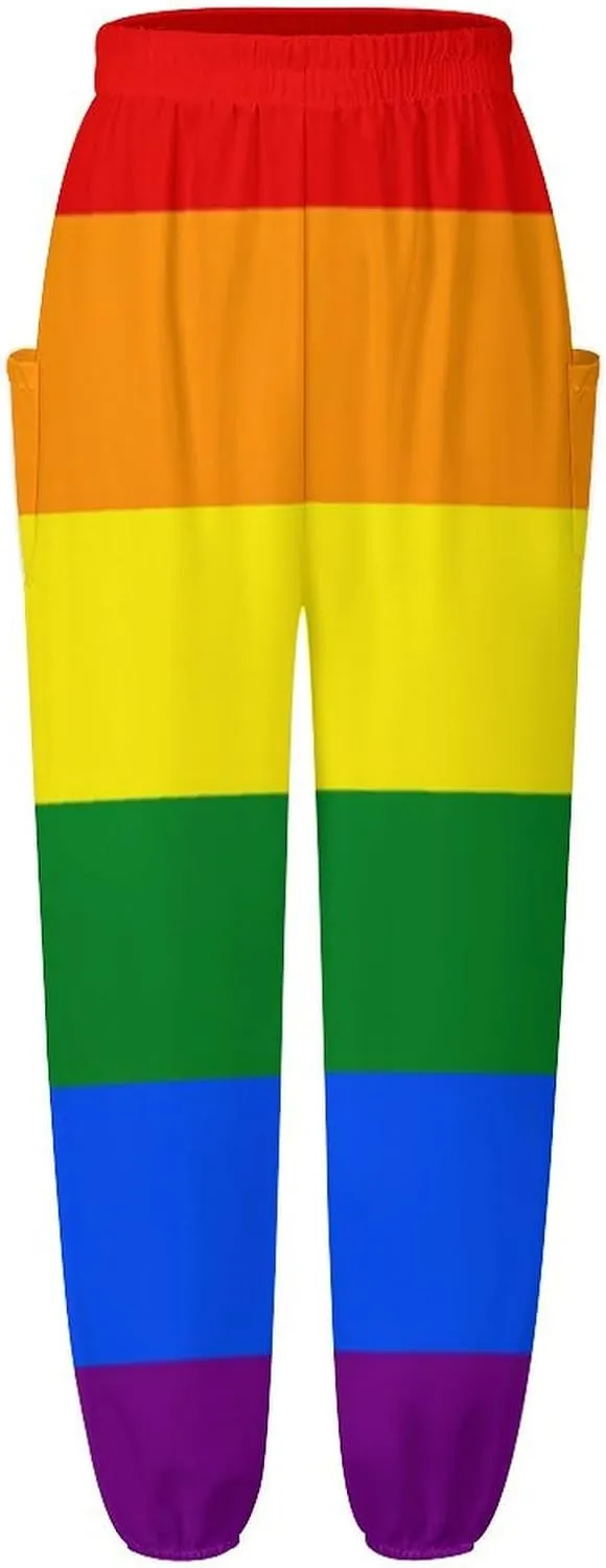 Gay Pride Flag Yoga Bloomers Women Hippie Harem Pants Elephant Pants Elastic Gym Yoga Trousers Casual Loose Sweatpant