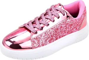 Glitter Sneakers for Women - Sparkly Bling Sequin Sneakers for Wedding, Party & Casual Wear