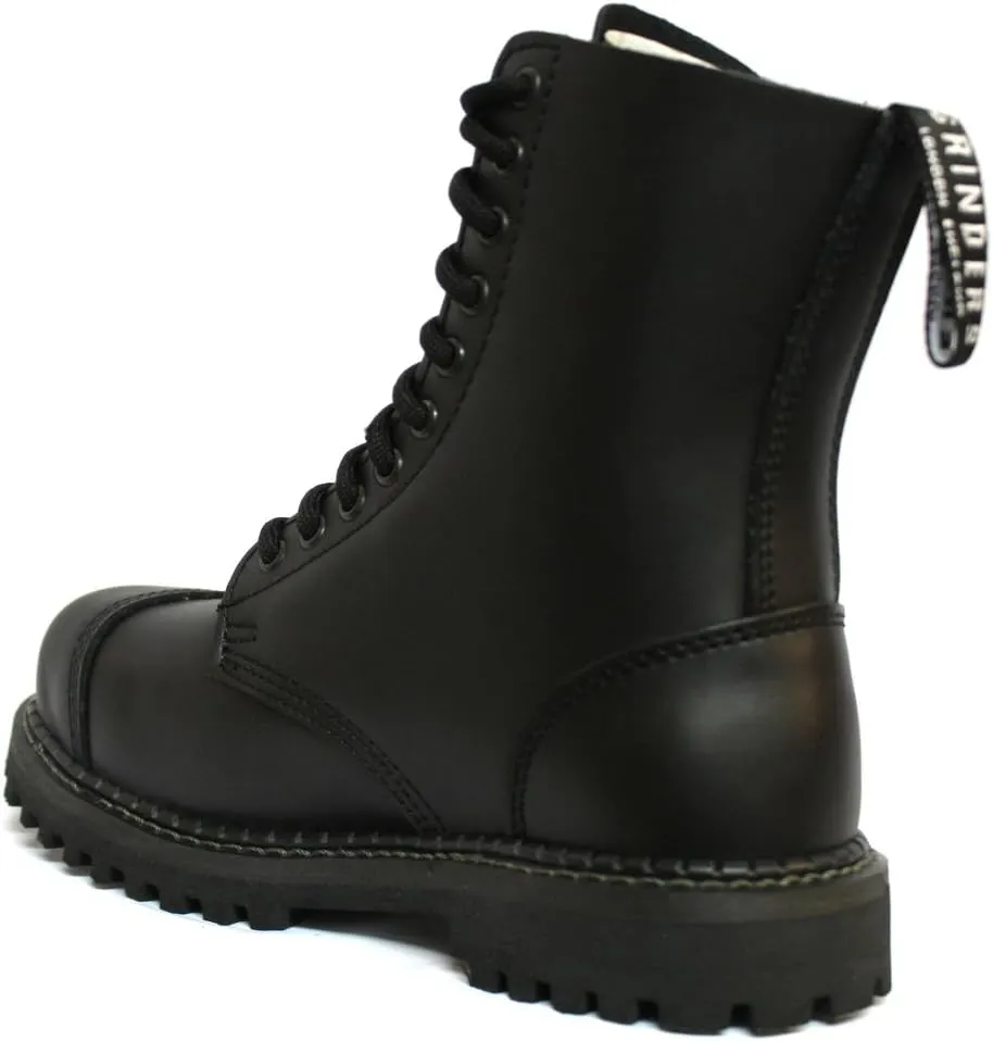 Grinders Stag CS Black Mens Unisex Safety Steel Toe Cap Military Punk Boots