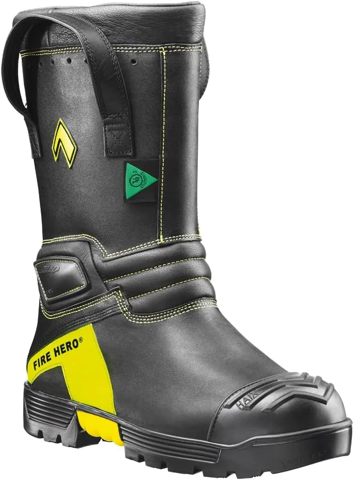 HAIX Fire Hero Xtreme Composite-Toed Waterproof Firefighting Boots with Heat- and Slip-Resistant Sole