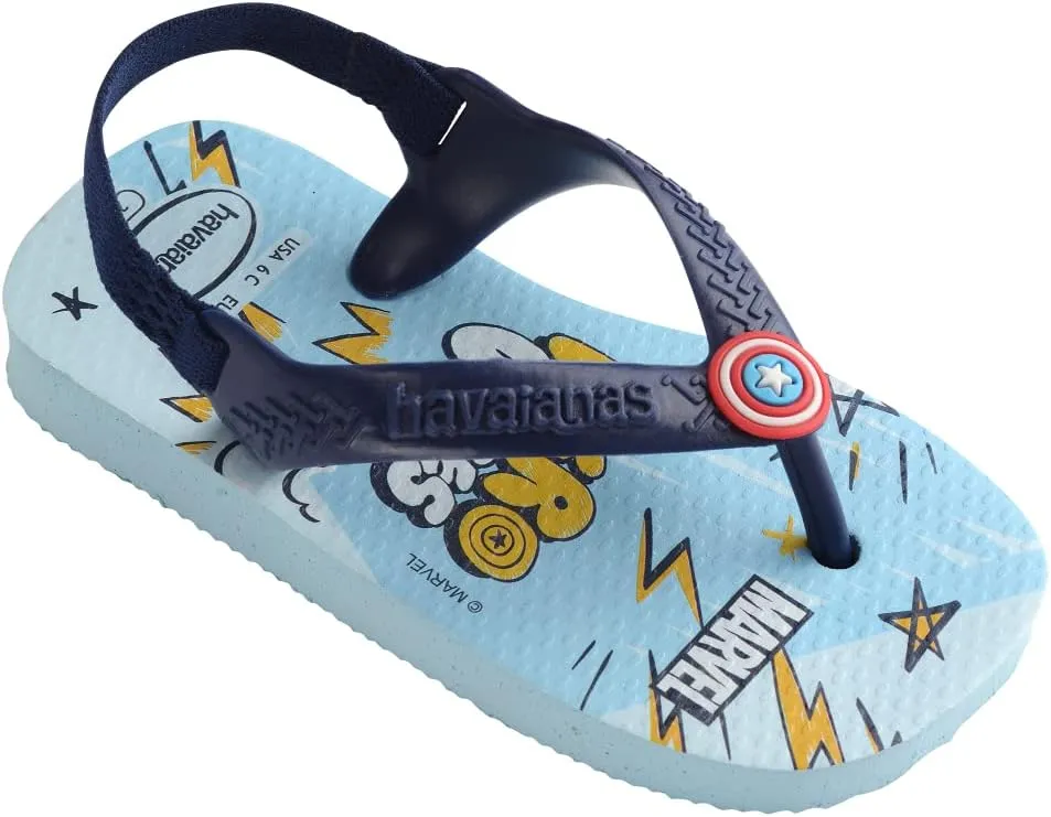 Havaianas Baby Marvel Sandals - Baby Water Shoes with Back Strap