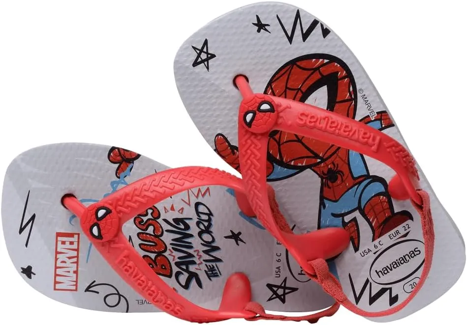 Havaianas Baby Marvel Sandals - Baby Water Shoes with Back Strap