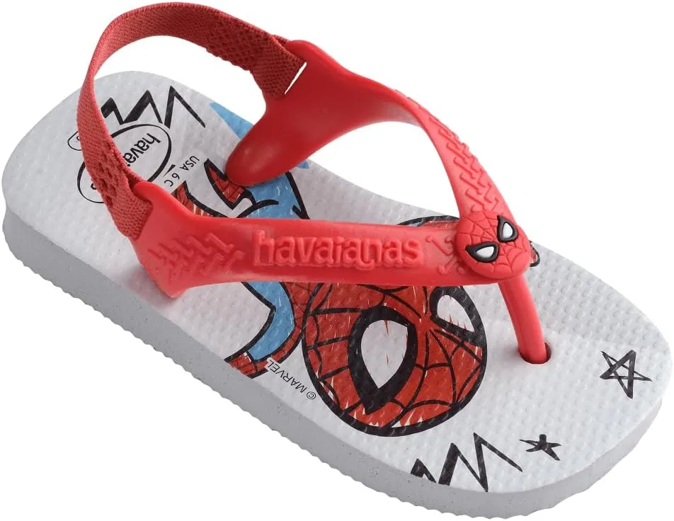 Havaianas Baby Marvel Sandals - Baby Water Shoes with Back Strap