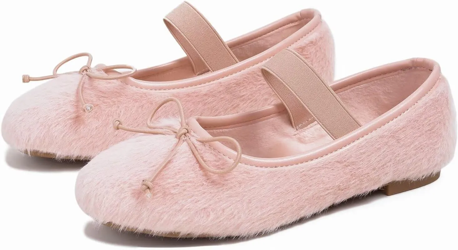 Hee grand Women's Mary Jane Shoes Satin Round Toe Ballerina Flats Fashion Sparkling Rhinestones Dress Shoes Comfort Dancing Shoes