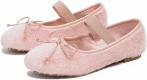 Hee grand Women's Mary Jane Shoes Satin Round Toe Ballerina Flats Fashion Sparkling Rhinestones Dress Shoes Comfort Dancing Shoes