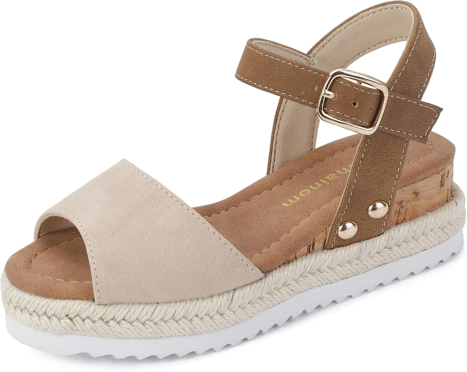 Hehainom Girls Wedge Sandals Platform Shoes Little Big Kid Summer Girls Heels Dress Shoes