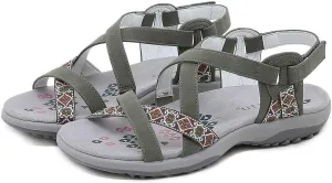 Hiking Sandals Women Waterproof Sport Sandals Straps with Adjustable Hooks Arch Support Beach Vacation Casual Camping