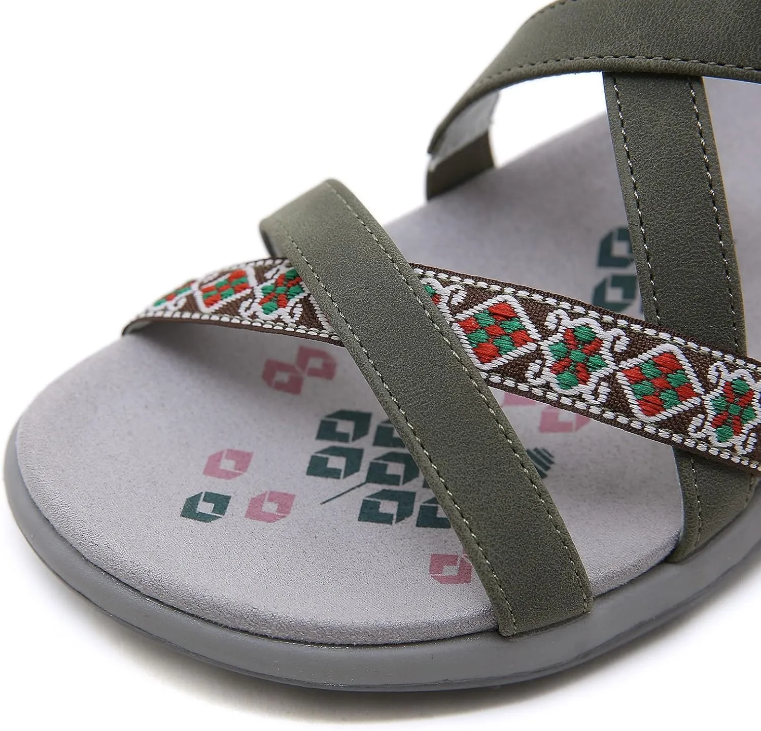 Hiking Sandals Women Waterproof Sport Sandals Straps with Adjustable Hooks Arch Support Beach Vacation Casual Camping
