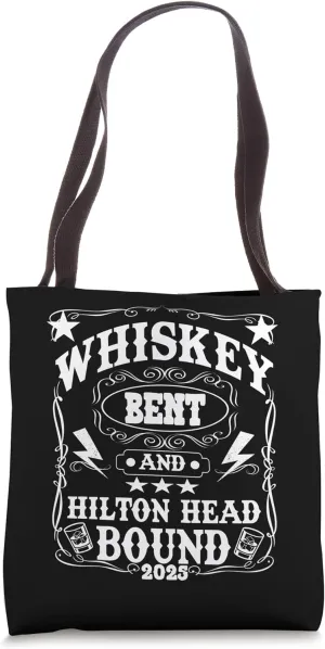 Hilton head Whiskey Bent Matching Group Party Tote Bag
