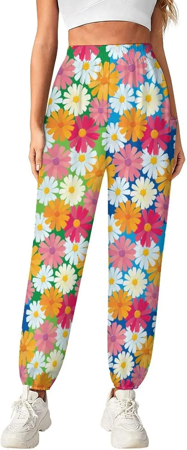 Hippie Floral Print Yoga Bloomers Womens Hippie Harem Pant Lantern Pants Elastic Gym Leggings Loose Casual Slacks