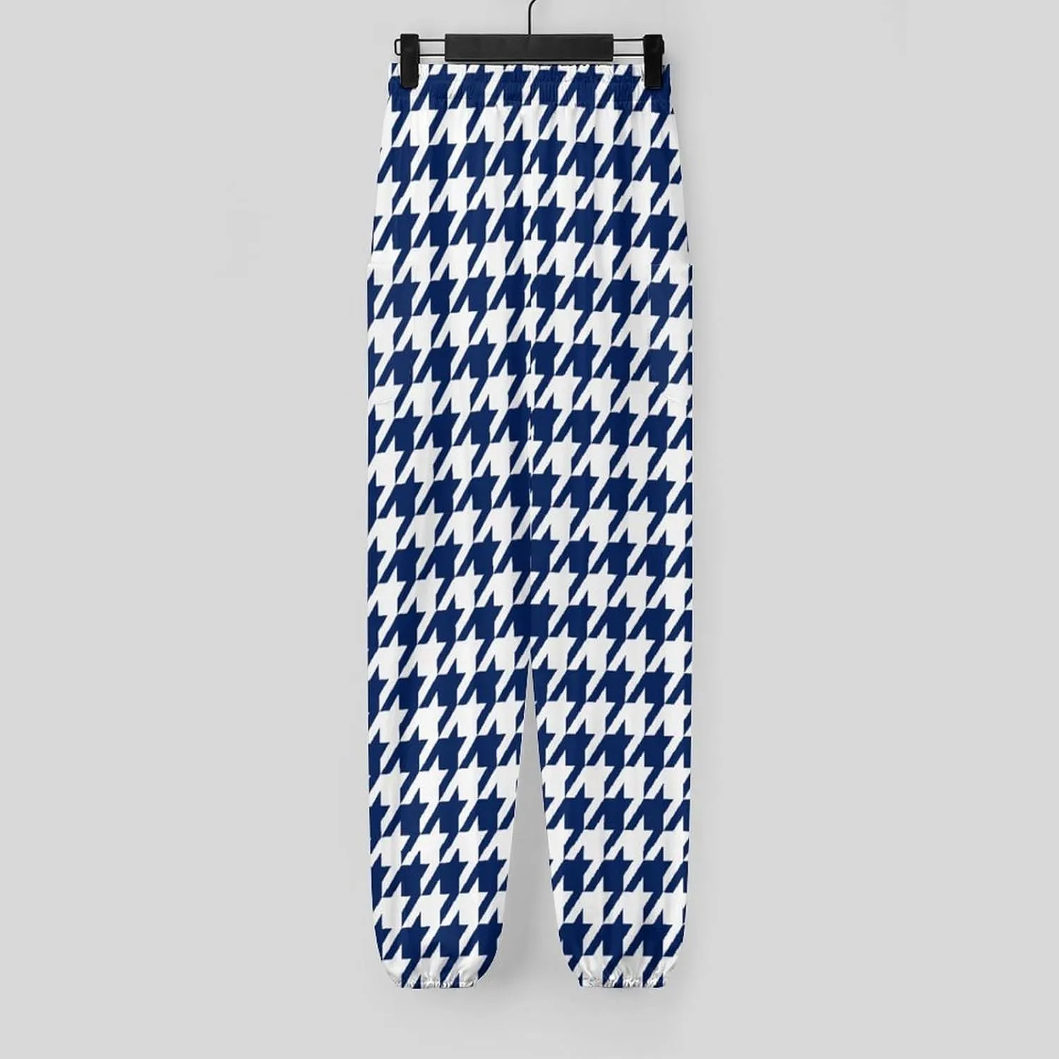 Houndstooth Yoga Bloomers Womens Hippie Harem Pant Beach Pants Elastic Gym Yoga Trousers Loose Casual Slacks