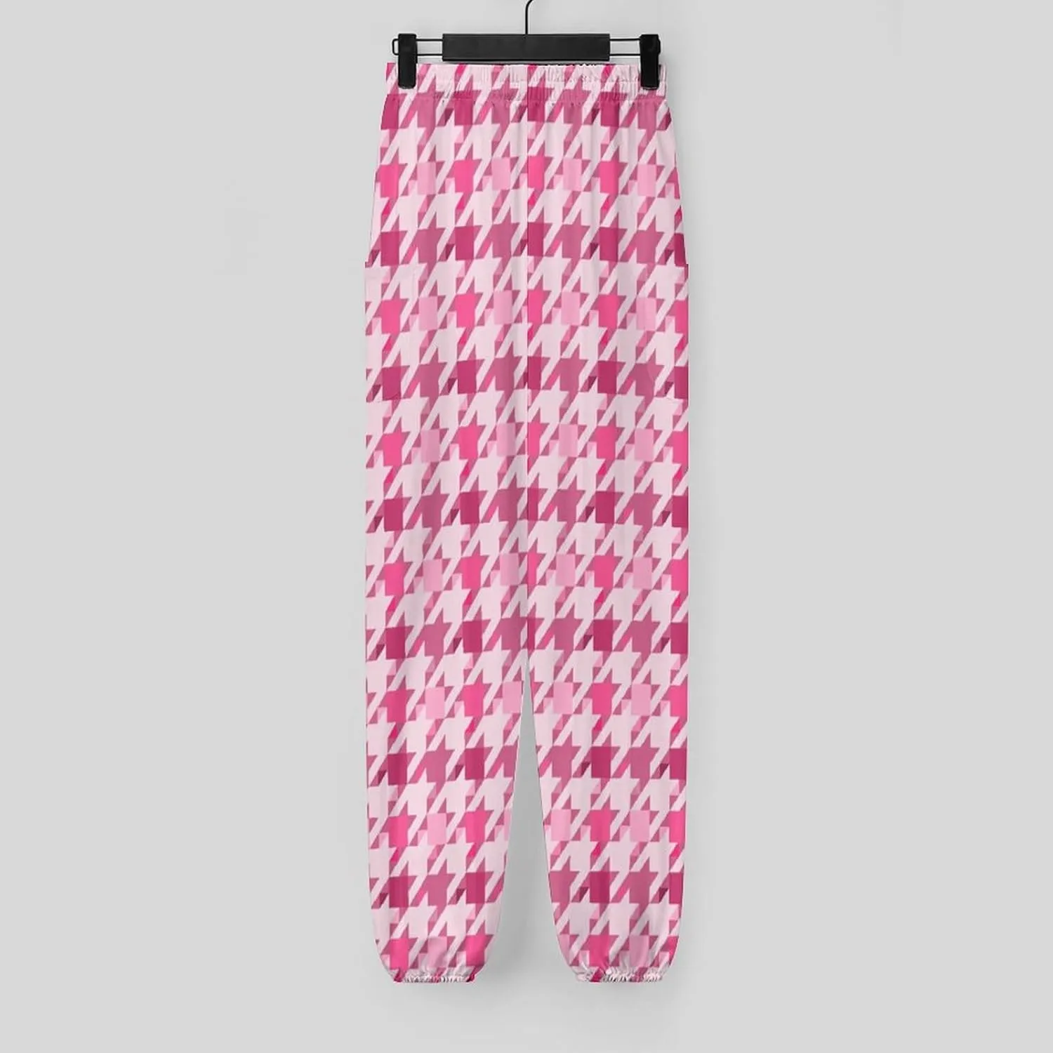 Houndstooth Yoga Bloomers Womens Hippie Harem Pant Beach Pants Elastic Gym Yoga Trousers Loose Casual Slacks