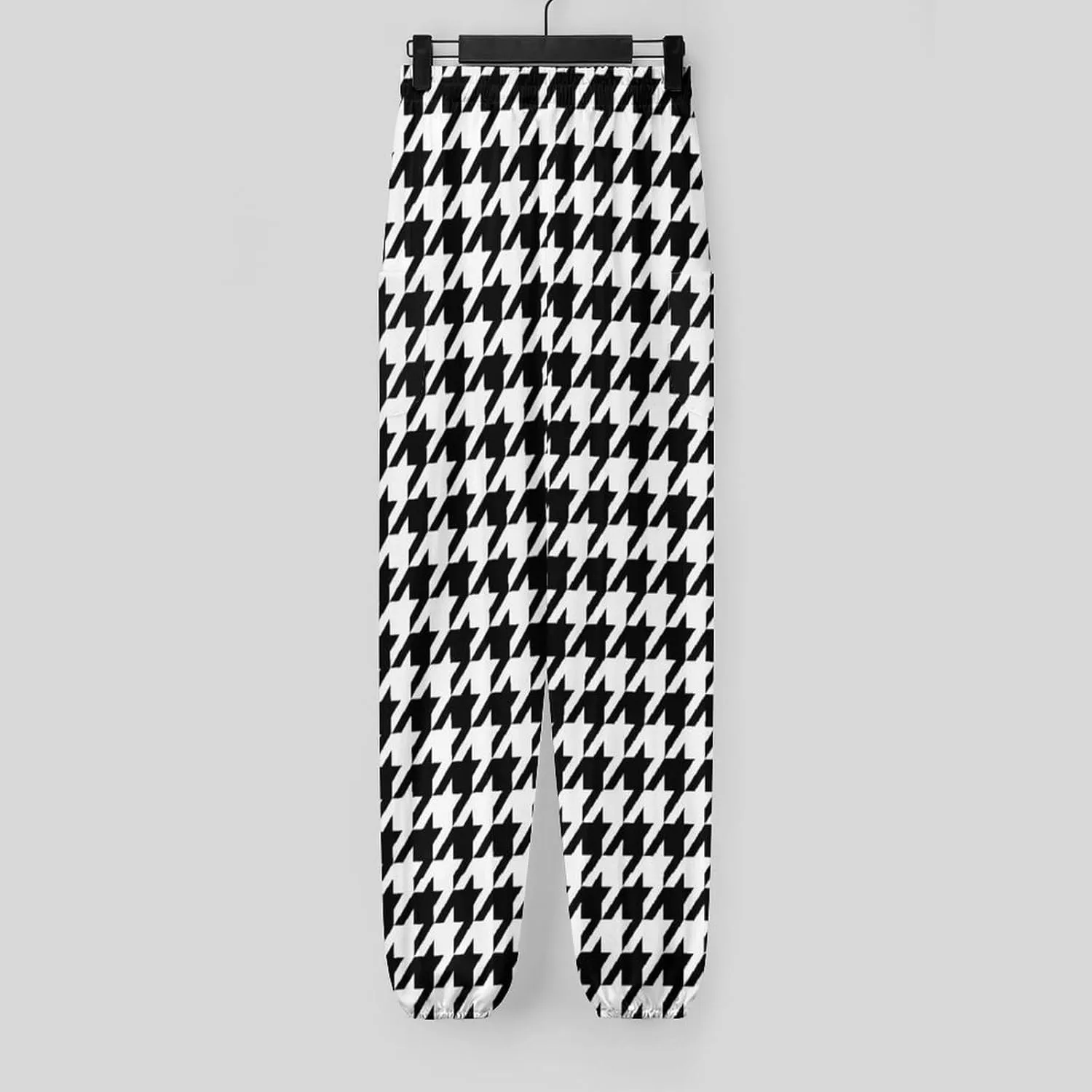 Houndstooth Yoga Bloomers Womens Hippie Harem Pant Beach Pants Elastic Gym Yoga Trousers Loose Casual Slacks