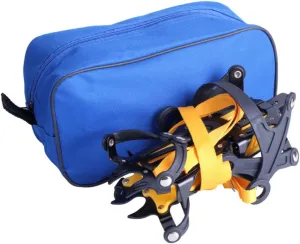 Ice and Snow Grips 10 Steel Teeth Crampons for Hiking Climbing Anti-Skid Snow Boot Shoes Guard