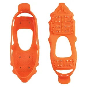 Ice Cleats for Shoes and Boots, Anit-Slip 24 Spikes Crampons, Steel Spike Snow Cleats, Medium, SAFEGEAR