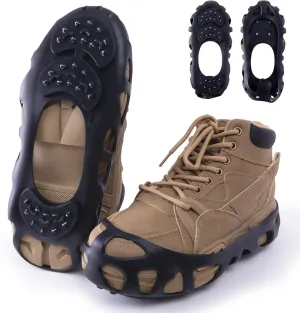 Ice Cleats for Shoes and Boots with 30 Spikes Anti Slip Snow Crampons
