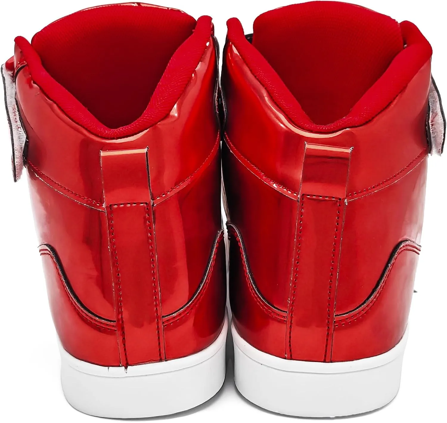 IGxx Sequins Shoes for Kids Boys Fashion Sparkle Gold Shoes Bling Shiny High Top Sneakers Girls Hook&Loop