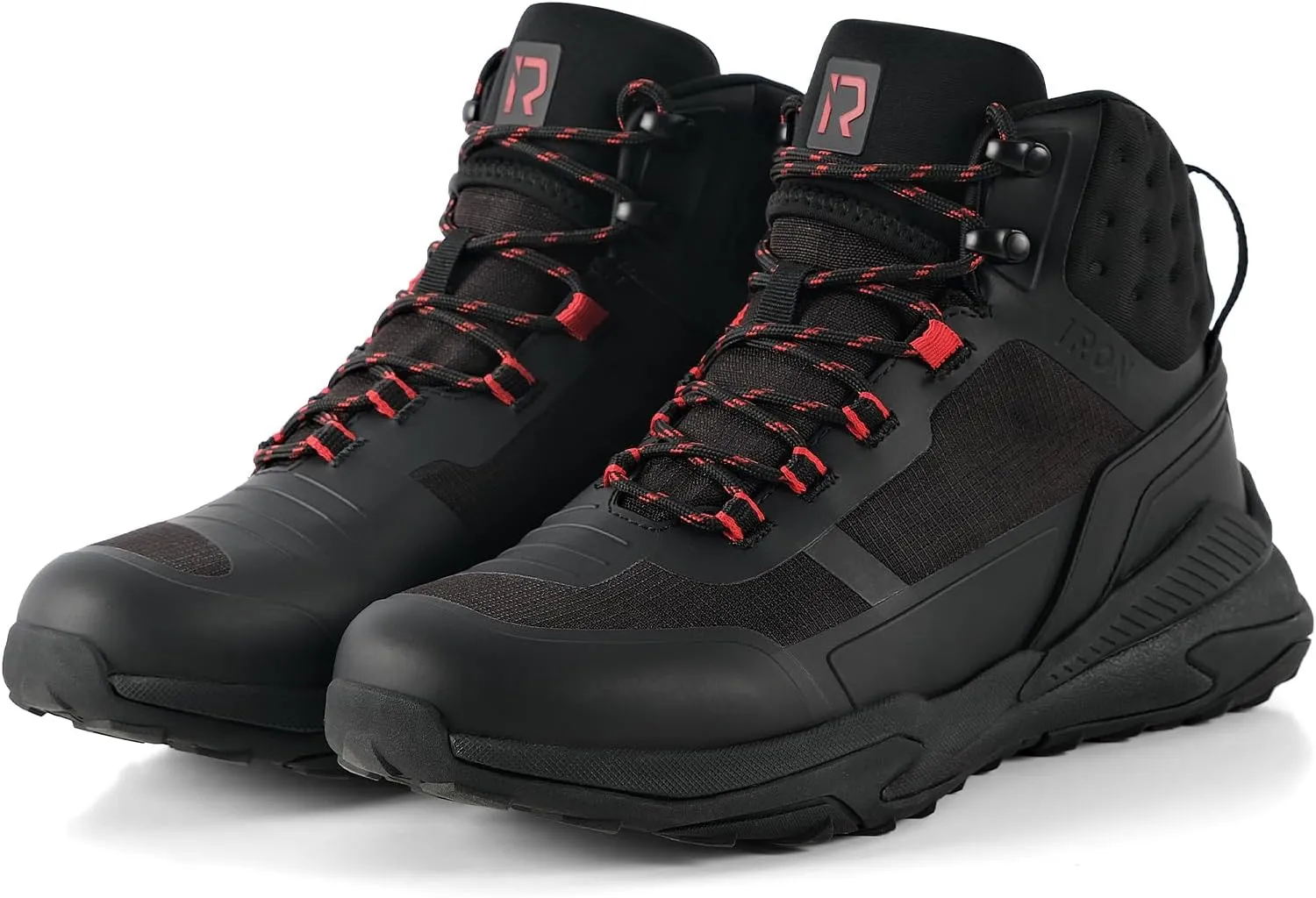 IRON JIA'S Motorcycle Shoes for Men, Waterproof Anti-Slip Breathable Street Casual Motorcycle Riding Boots with Lace Garage, Ankle Support, Shift Pads 9
