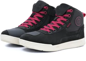IRON JIA'S Motorcycle Shoes for Women and Men, Anti-Slip Breathable Casual Motorcycle Riding Boots with Ankle Support, Shift Pad Pink