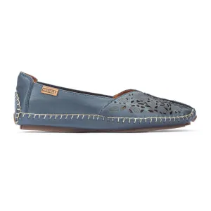 'Jerez' women's perforated ballerina - blue