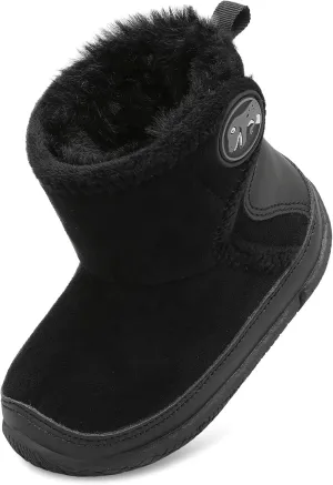 JIASUQI Baby Toddler Boots Warm Winter Boots Slippers for Toddler Boys Girls