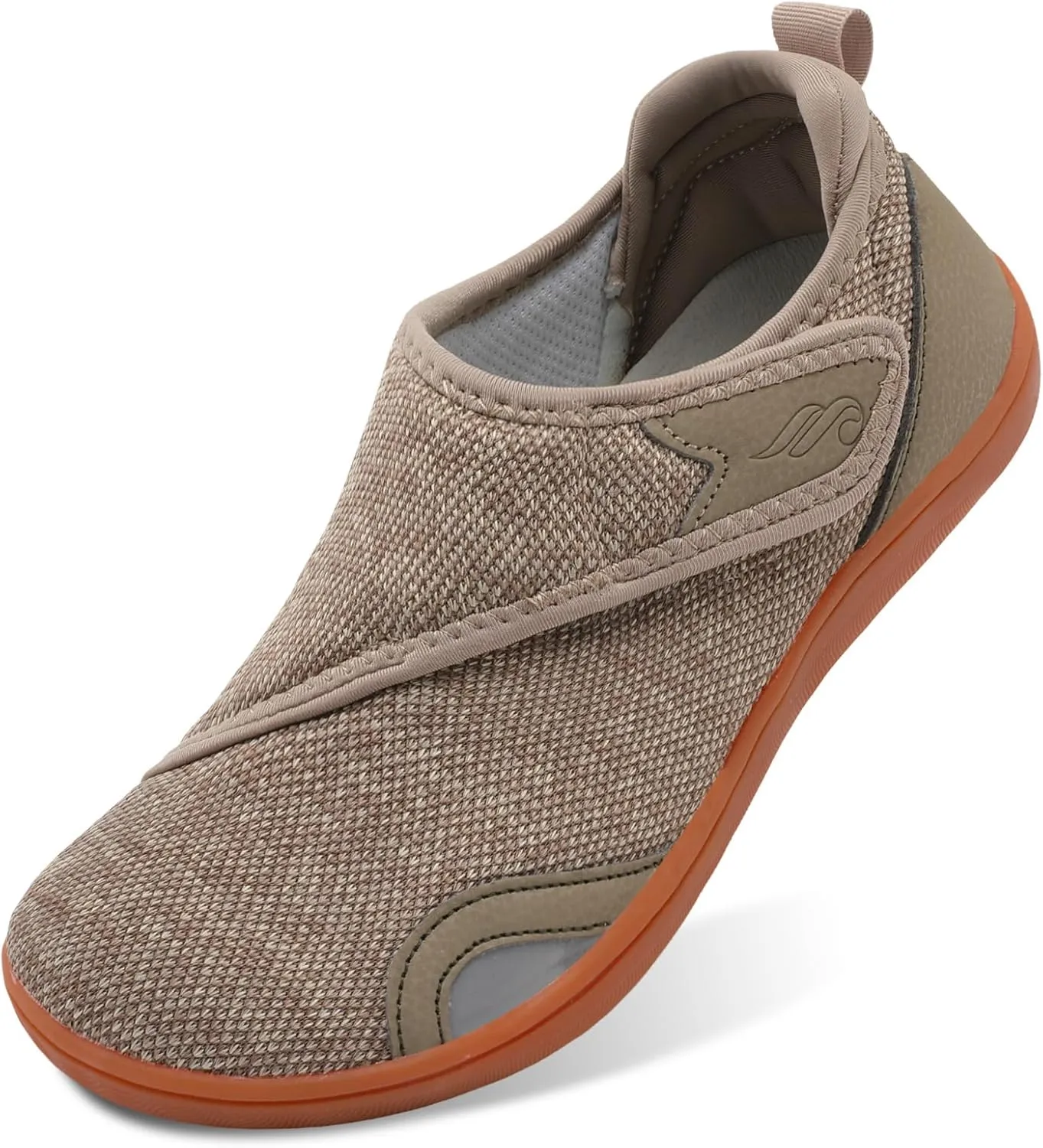 JIASUQI Men's Walking Shoes Wide Toe Sneakes with Arch Support House Shoes Slippers for Men