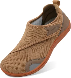 JIASUQI Men's Walking Shoes Wide Toe Sneakes with Arch Support House Shoes Slippers for Men