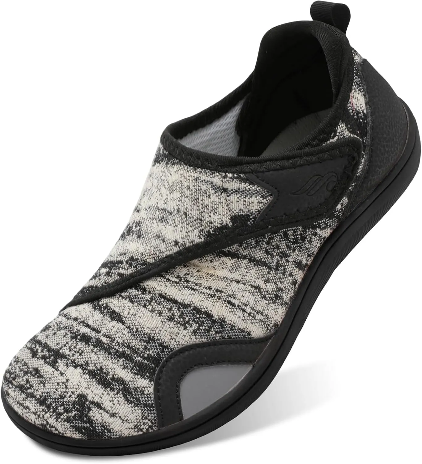 JIASUQI Men's Walking Shoes Wide Toe Sneakes with Arch Support House Shoes Slippers for Men