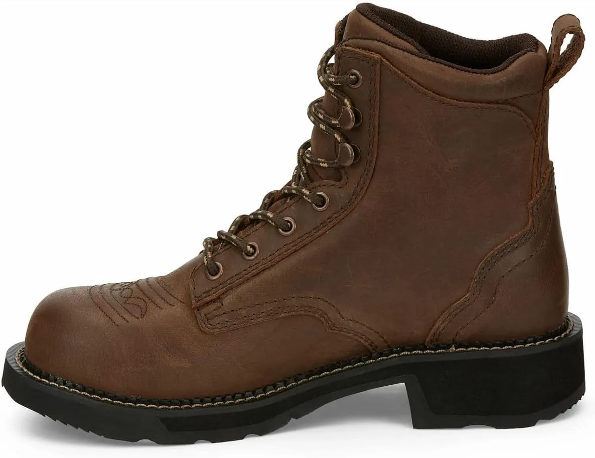 Justin Ladies Gypsy Steel Toe Wtrprf Work Boots