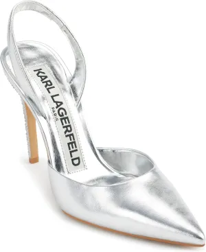 KARL LAGERFELD womens Caslynn Slingback Pump